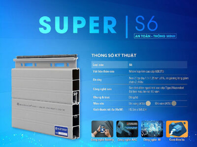 Cửa Cuốn Austdoor Khe Thoáng S6