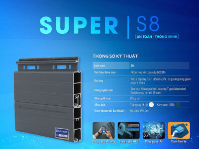 Cửa Cuốn Austdoor Khe Thoáng S8