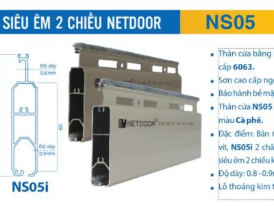 Cửa cuốn khe thoáng NS05 và NS05i
