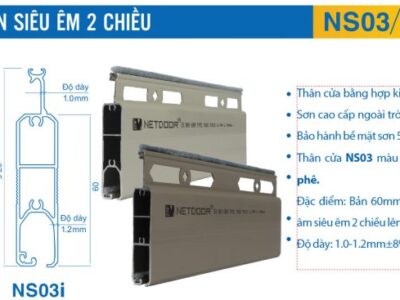 Cửa cuốn khe thoáng NS03 và NS03i