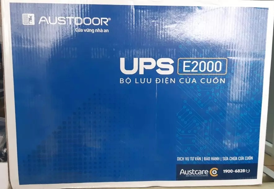 Bình Lưu Điện E2000 Austdoor | UPS Cửa Cuốn Austdoor