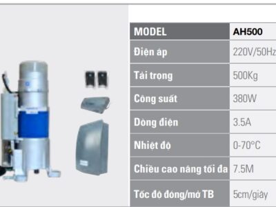 Bộ tời Austdoor AH500A | Dùng cho Cửa cuốn khe thoáng