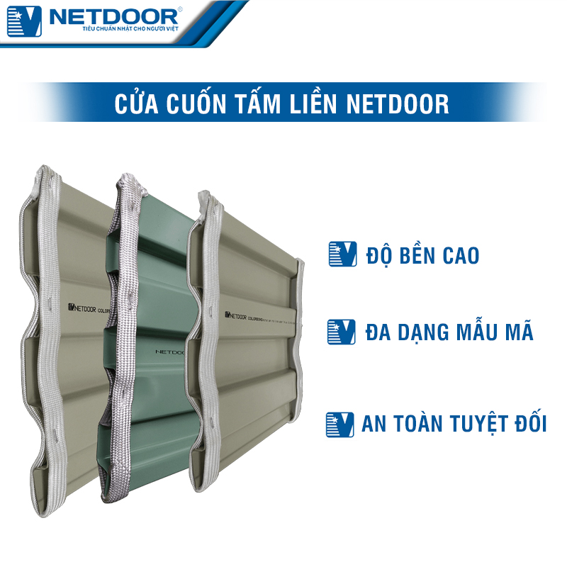 Của cuốn tấm liền Netdoor