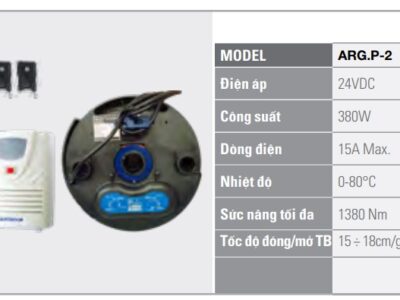 Motor Austdoor ARG.P2 | Dùng cho Cửa tấm liền
