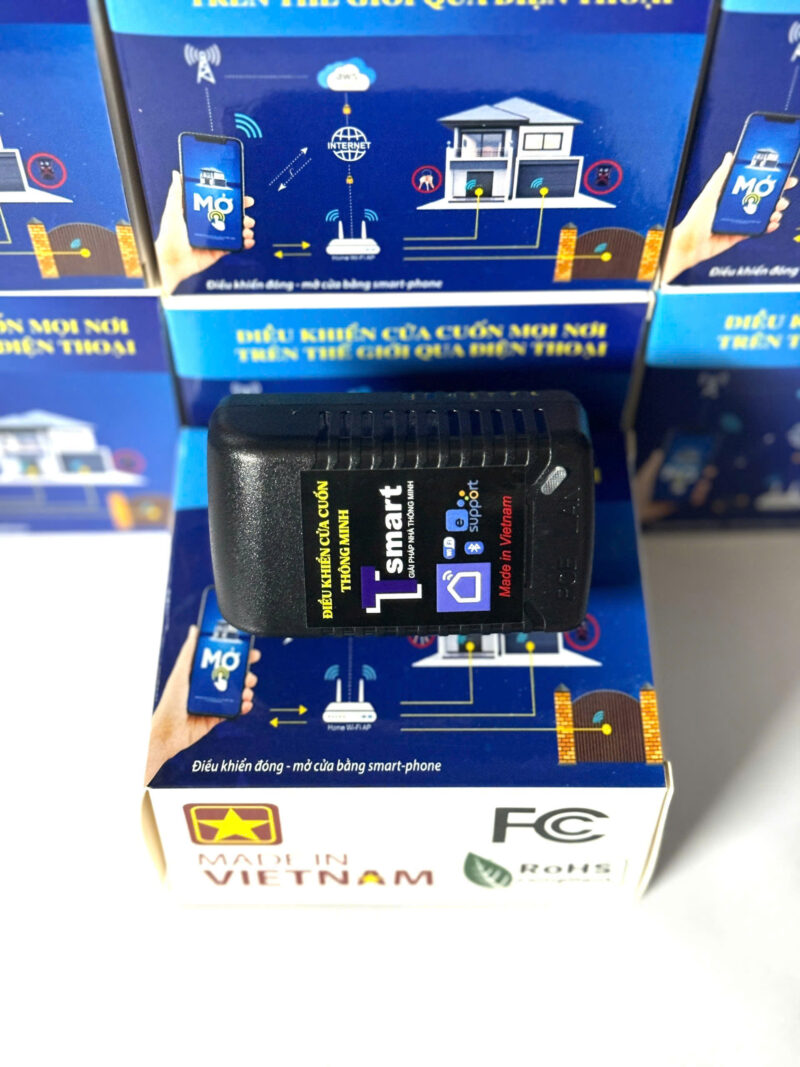 Modul điều khiển cửa cuốn qua điện thoại ko cần đấu nối